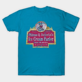 Phineas Q Butterfat's Ice Cream, distressed T-Shirt